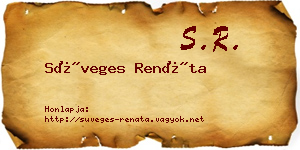 Süveges Renáta névjegykártya